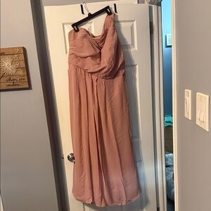 SORELLA VITA Strapless Blush Dress